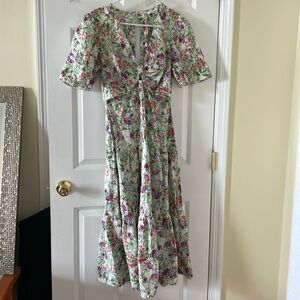 ZARA maxi floral dress
